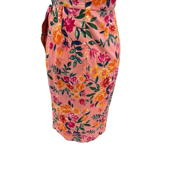 Lovers + Friends Orchid Dress Sunset Floral Print Wrap Pink Size Small - Picture 13 of 16